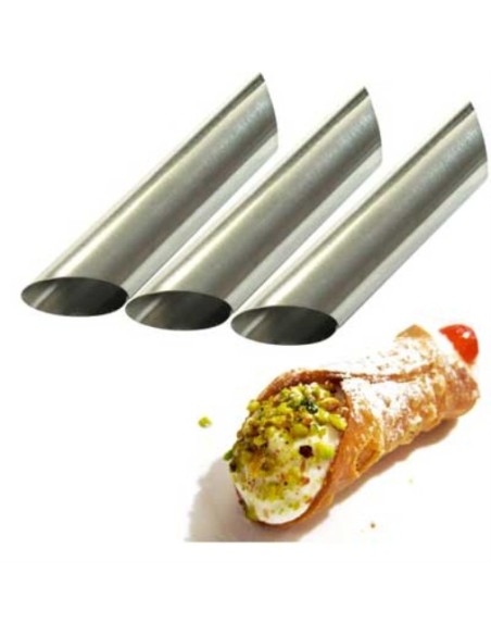 Vgl. 3 Stück geschälte Cannoli 12,5x2,5 cm