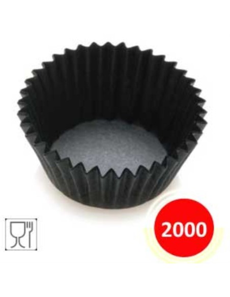 Cf 2000 Schwarze Becher 50 x H 32 mm
