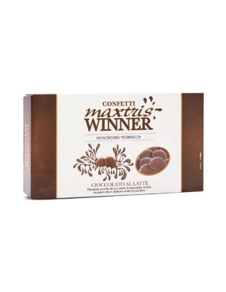 Confetti Maxtris Winner Cioccolato al Latte 1 Kg