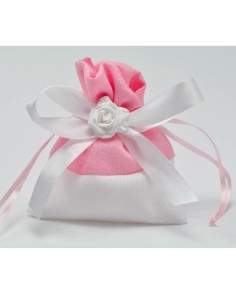 12 Sacchetti in Raso Rosa...