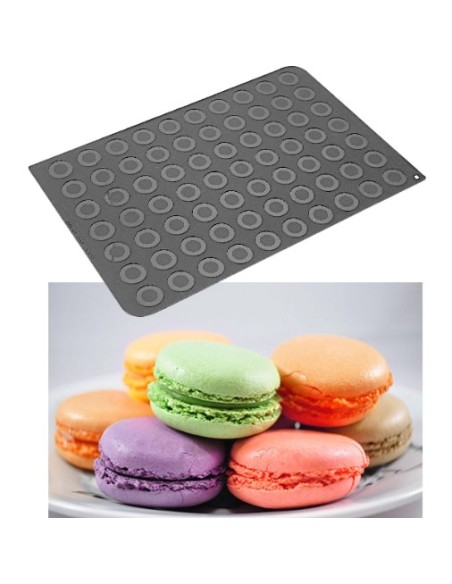 Silikonmatte für Macarons 600x400