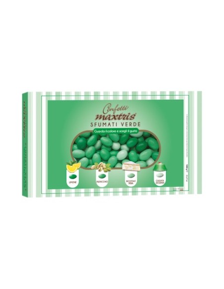 Konfetti Maxtris Green Vari Geschmacksrichtungen 1kg