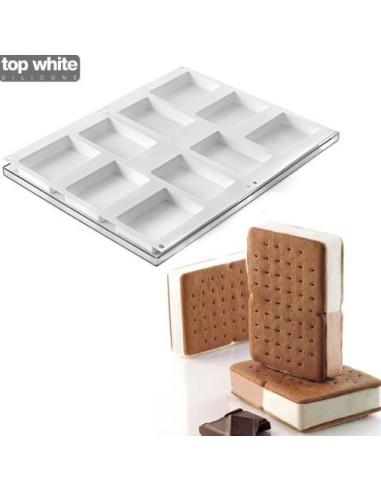 Set mit 2 Doppel-Silikon-Eisformen