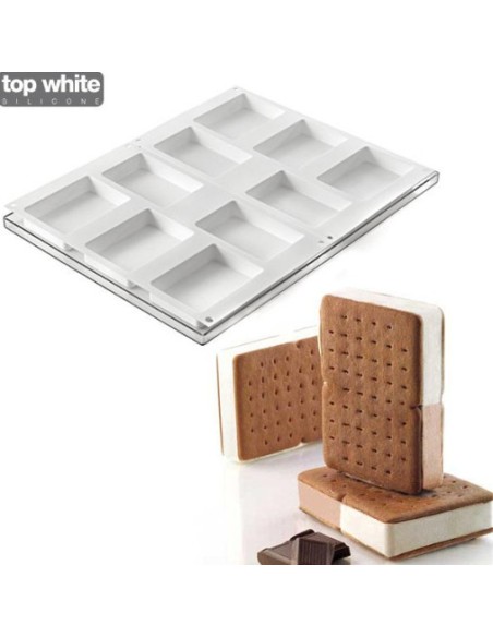 Set mit 2 Doppel-Silikon-Eisformen