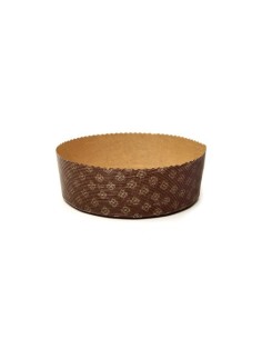 5 niedrige Panettone-Formen...