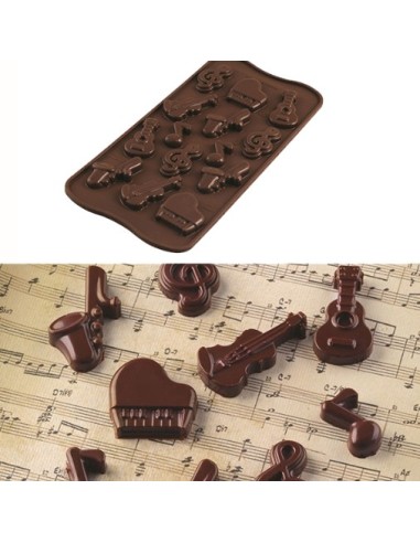 Stampo Silicone Choco Melody 36 h 24,2 mm