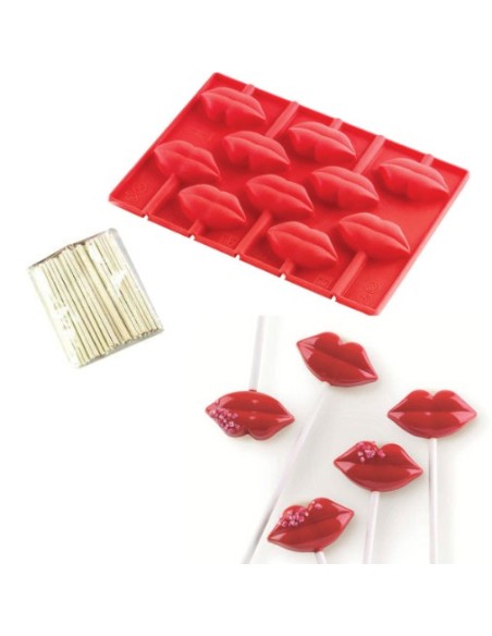 Kiss Pops Silikonform + Rezept