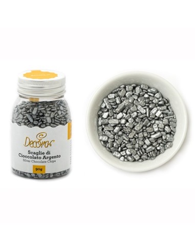 Schokoladenstückchen Silber 90 g