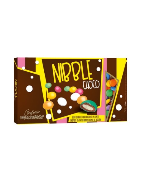 Confetti Maxtris Nibble Choco Colorati 1 kg