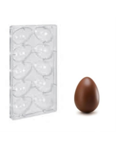 Stampo cioccolato uovo 40gr 88x56 mm