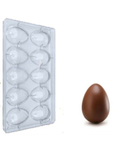 Stampo cioccolato uovo 35-40gr 80x55 mm