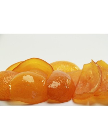 Orangenschale in kandierten Vierteln 900 gr