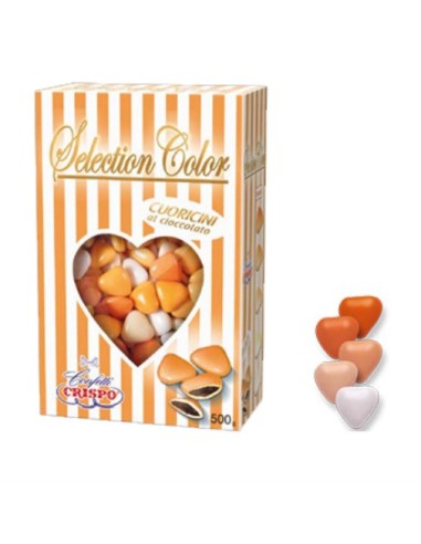 Confetti cuoricini Mignon SelecColor arancioni500g