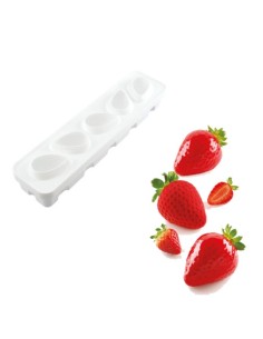 Erdbeere 120 Silikonform +...