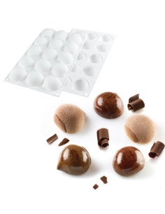 Marron Glacè Silikonform 30