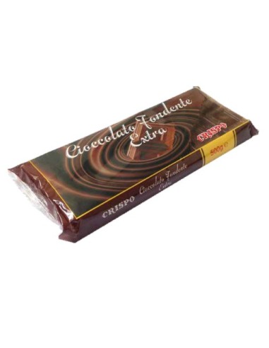 Crispo Extra Dunkle Schokolade 500gr