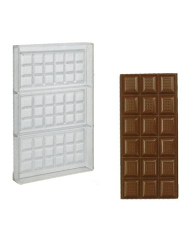 Schokoladenformriegel 100gr 150x69xh11,5 mm