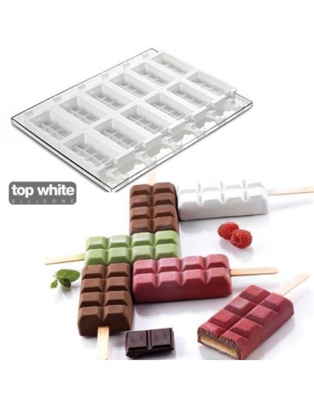 Set 2 stampi silicone Chocostick