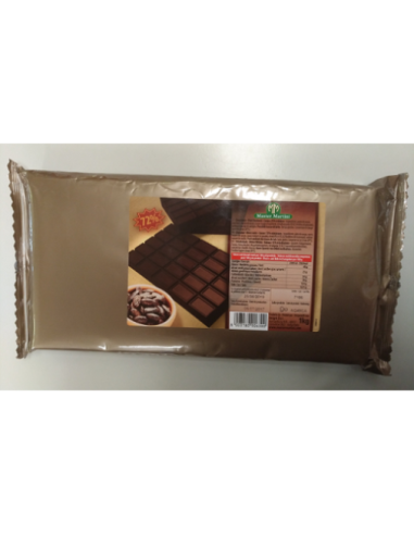 Tavoletta al Cioccolato Fondente 72% 1Kg
