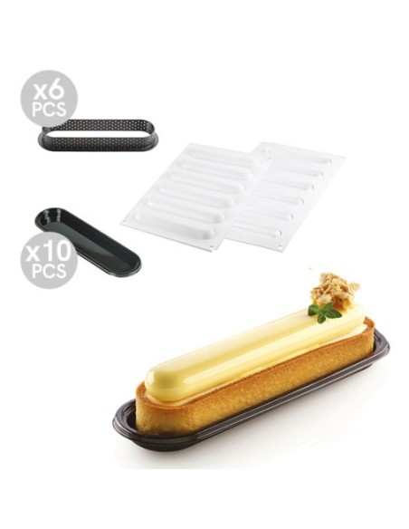Silikonform Kit Tarte Ring Oblong 146x34mm