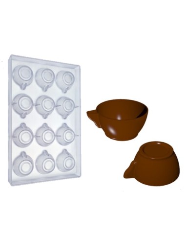 Schokoladenform für Kaffeetasse 7gr...