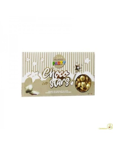 Konfetti Choco Stars (Sterne) Gold 500gr