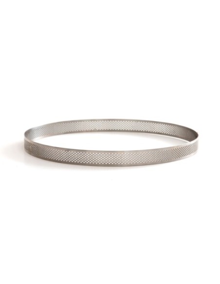 Anello tondo microforato 24x2hcm inox + Ricettario