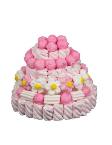 Kleiner rosa Marshmallow-Kuchen 580 gr