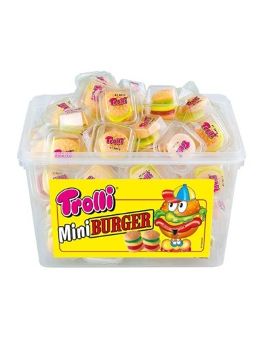 Gummibonbons Mini Burger Trolli 600gr