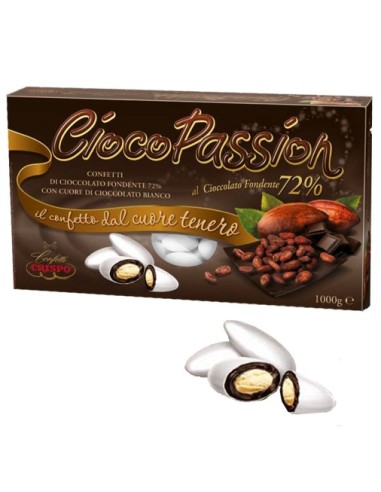 Konfetti Ciocopassion Dunkle Schokolade 72% 1Kg