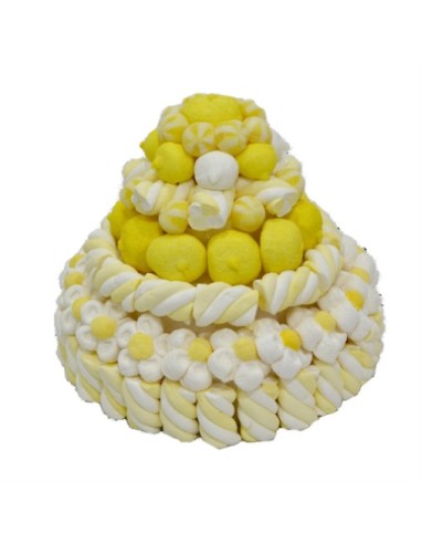 Kleiner gelber Marshmallow-Kuchen 580 gr