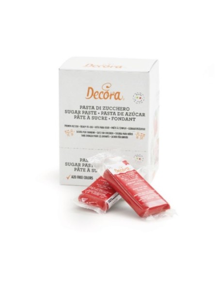 Pasta di zucchero Rossa 100g