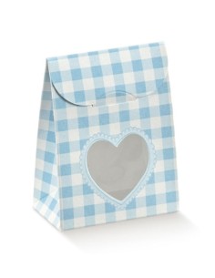 Hellblaue Teddybär-Tasche...