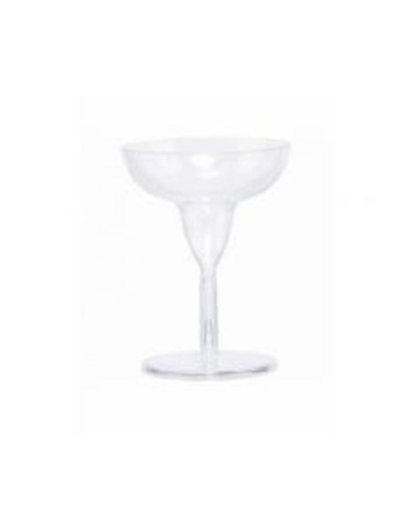 Großes Margarita-Glas aus durchsichtigem Kunststoff