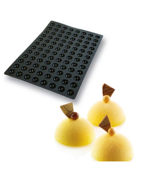 Mini-Halbkugelform 35 x H17,5 mm 60x40 cm
