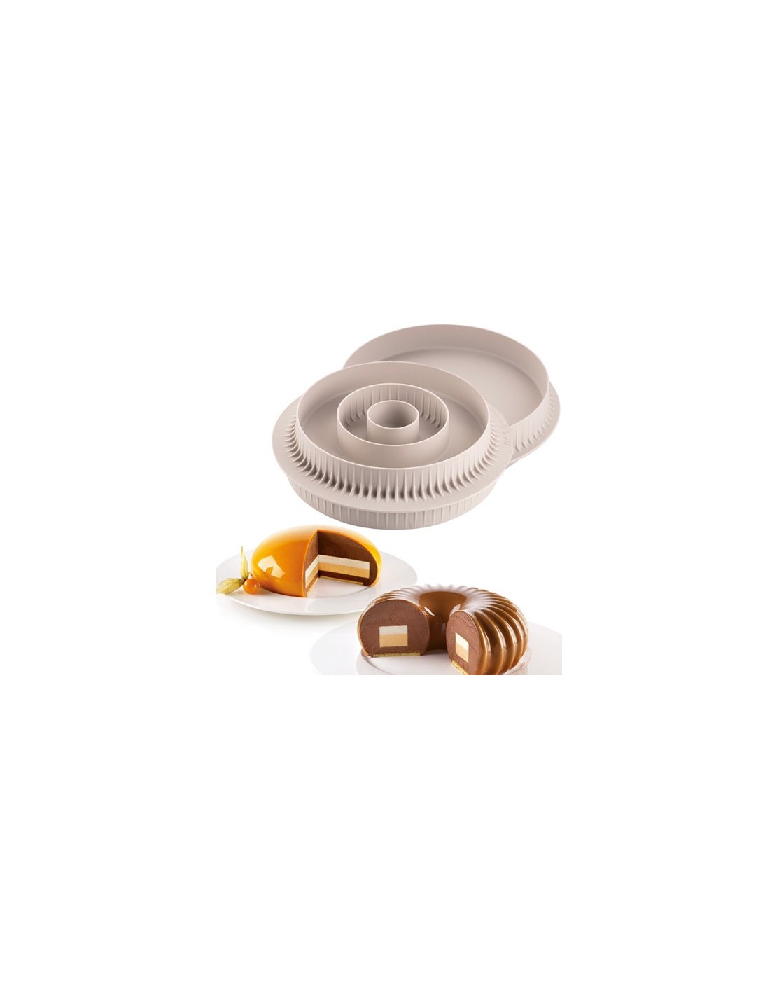 Multi-Inserto Round - Les inserts ronds en silicone - Pâtisserie - Parlapapa