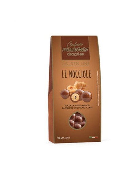 Sacchetto Confetti Maxtris Golden Line – Nocciola Latte 150g