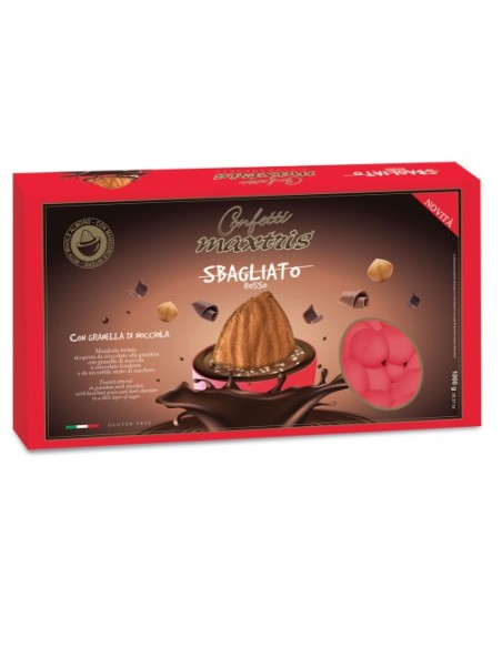 Konfetti Cioccomandorla Wrong Red Hazel 1kg
