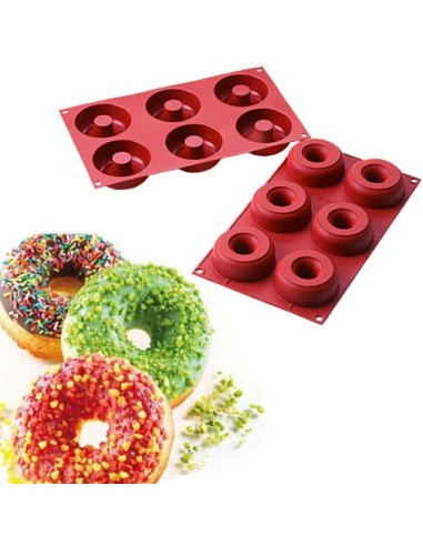 Stampo silicone donuts 75-25 H28 MM