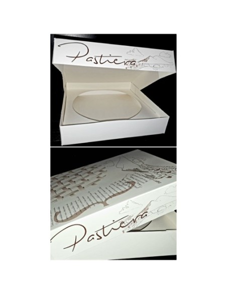 Pastiera-Box 24x24cm mit Reduzierstück 22cm