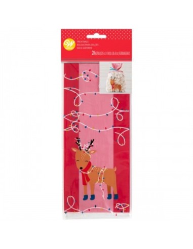 20 Weihnachtstüten mit Rentieren
