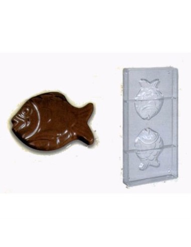 Schokoladenform Fisch 60gr 73x95mm