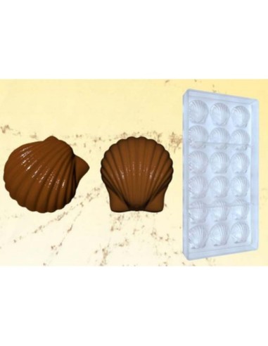 Schokoladenschalenform 10gr 34x33xh15 mm