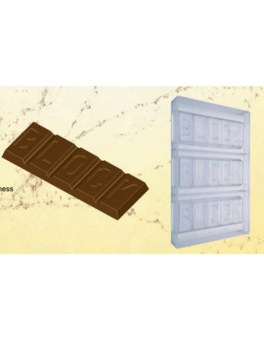 Blockblock-Schokoladenform 100g 155x57xh11mm