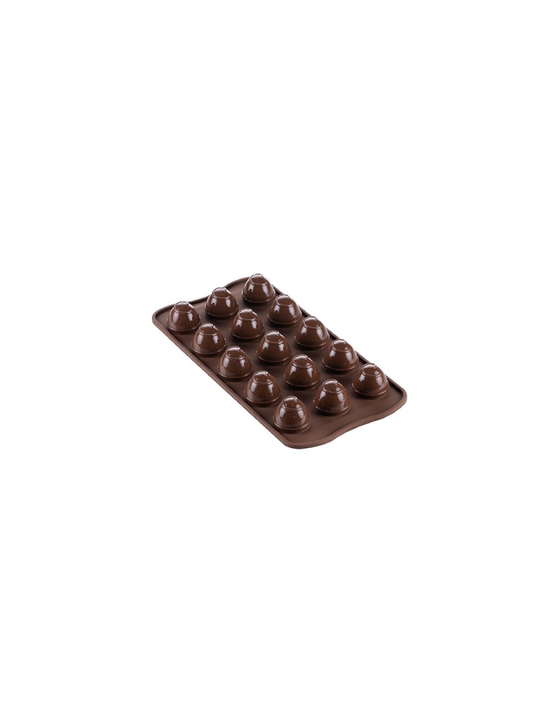 2 Pezzi Stampo per Cioccolato in Silicone 6 Cavità Antiaderente con 1 Raschietto Stampi Cioccolatini Ideale per Cioccolatini Fatti in Casa, Tavolette di Cioccolato e Decorazione Torte