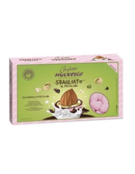 Konfetti Schokolade Mandel falsche rosa Pistazien
