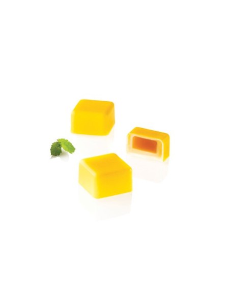 Kit stampi cioccolato tritan Quadro 01 25x25xh15mm