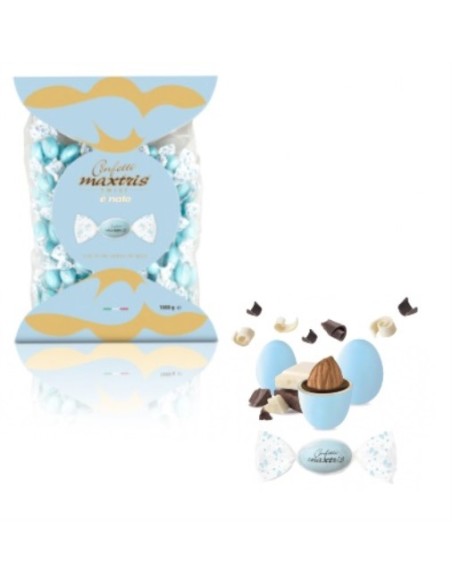 Konfettibeutel Maxtris Twist Celeste 1kg