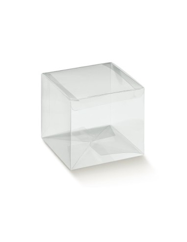 Automatische transparente PVC-Box 100x100xh160mm