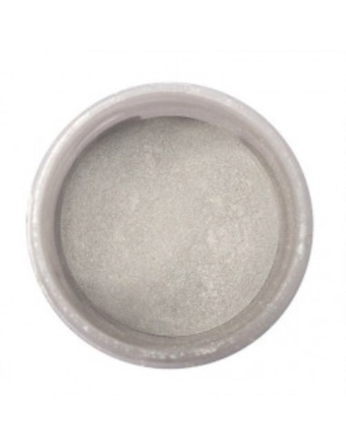Colorante polvere perlato argento 20g